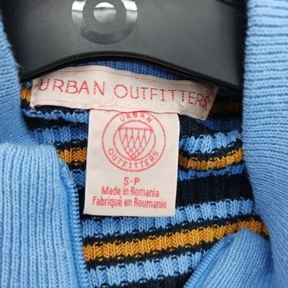 Urban Outfitters Striped Knit Mini Dress Womens Size S  Short Sleeve Bodycon - Picture 9 of 10